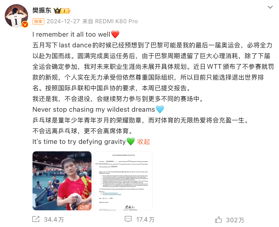 乐鱼官方网站-输了球的樊振东，有了活人感